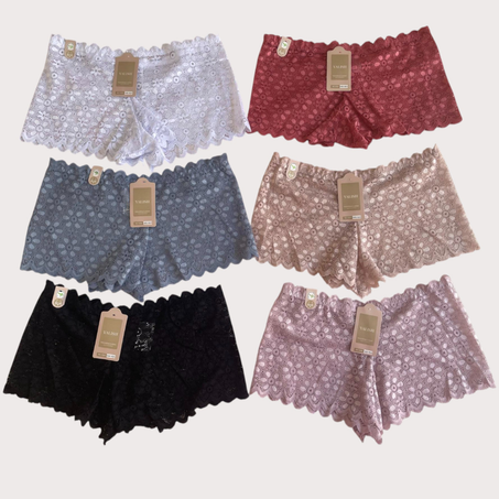 Pack de 6 Shorty dentelle de la marque YALISH