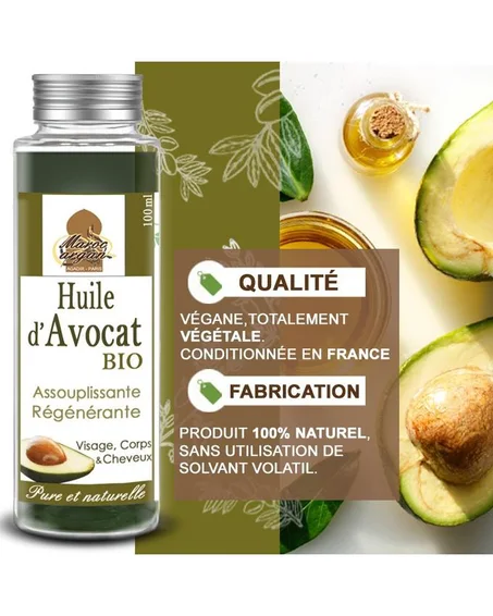 Huile d’Avocat BIO 100ml