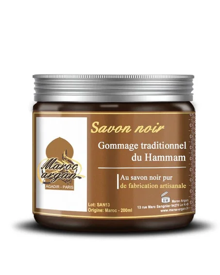 Gommage au savon noir traditionnel 250g