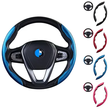 🚗 Couvre-Volant Sport en Fibre de Carbone
