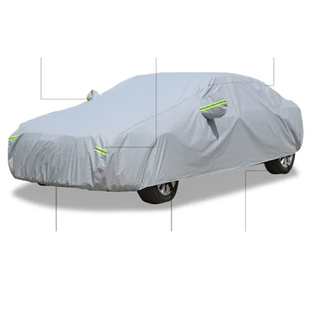 Housse de Voiture Extérieure en PEVA – Imperméable et Anti-Poussière