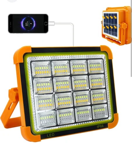 Projecteur LED Solaire Haute Puissance IP66