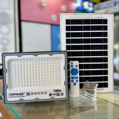 بروجكتور الطاقة الشمسية 100 واط فقط ب 260 درهم