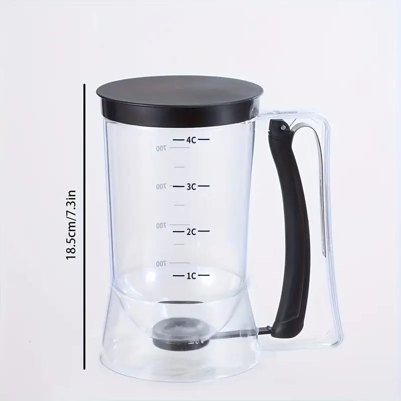 1pc Dispensador de Masa para Cupcakes Antiadherente MOMMED con Pico - Vertido Manual, Sin Necesidad de Electricidad, Porciones Uniformes para Cupcakes Perfectos