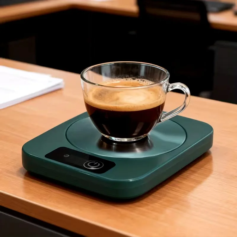 hermo-Pad Inteligente - Calentador Automático de Termos para Café, Biberones y Fórmula, Calentador de Escritorio Enchufable (Bajo Voltaje) - Regalo Ideal para Parejas, Oficina y Uso, Compatib