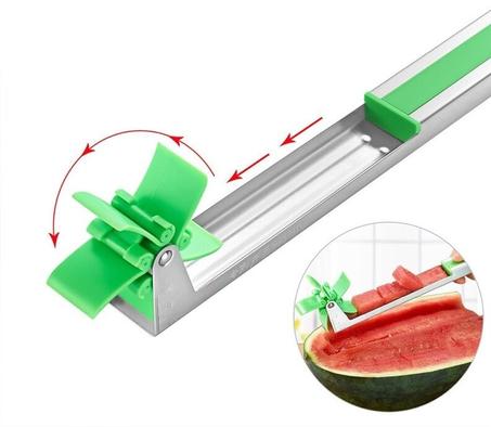 أداة قطع البطيخ المقاومة للصدأ + التوصيل بالمجان