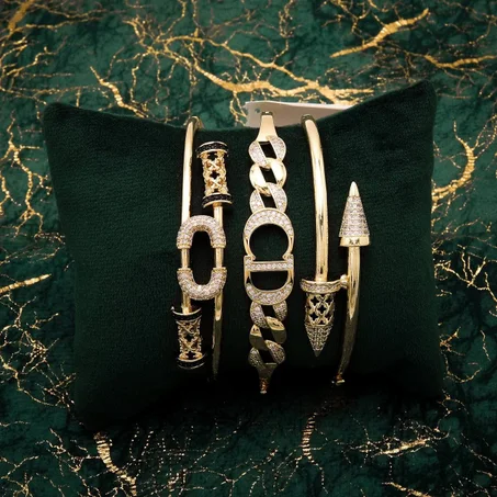 3 bracelet acier inoxudable