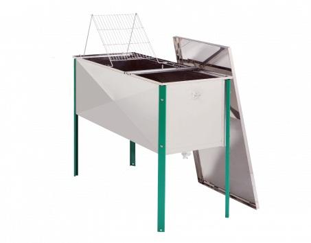 Bac désoperculer inox SAF 120 cm - ITALY