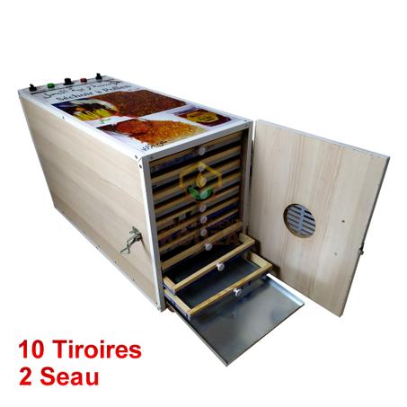 Séchoir Pollen - 10 Tiroires - 2 Seau