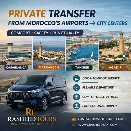 Book a Taxi from Airport or City in Morocco