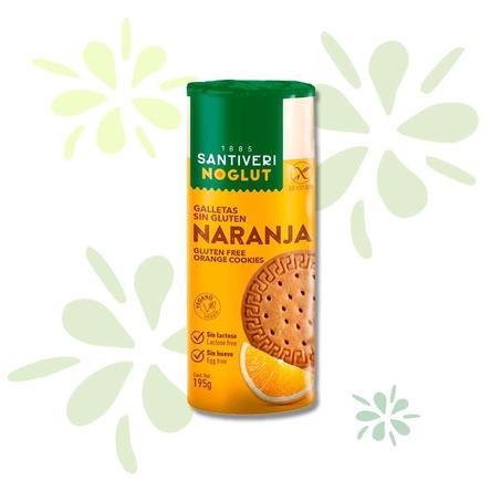 Galletas sin gluten naranja