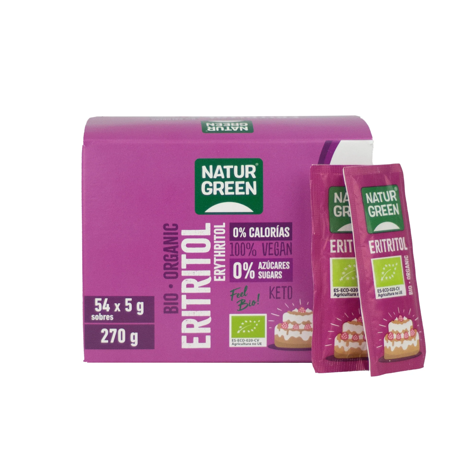 NaturGreen Eritritol Sticks 54*5G