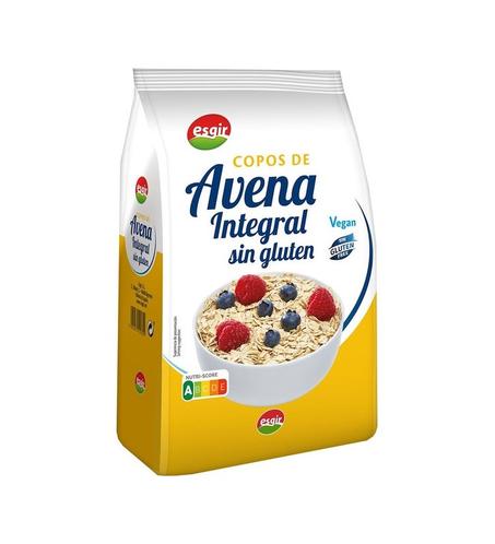ESGIR Flocons D'avoine Sans Gluten Sachet 450 G