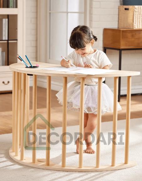 قوس تسلق مونتيسوري 3 في 1: للتسلية، التعلم، والنمو الحركي!