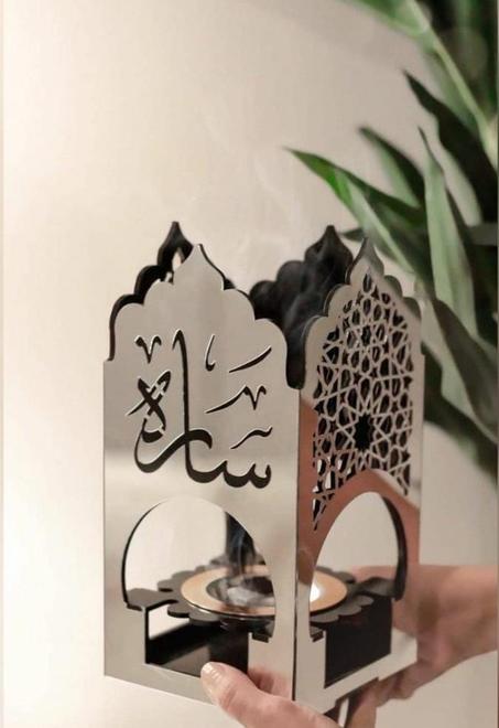 💝 هدية راقية… مبخرة بيرسوناليزي مع بخور وفحم كادو