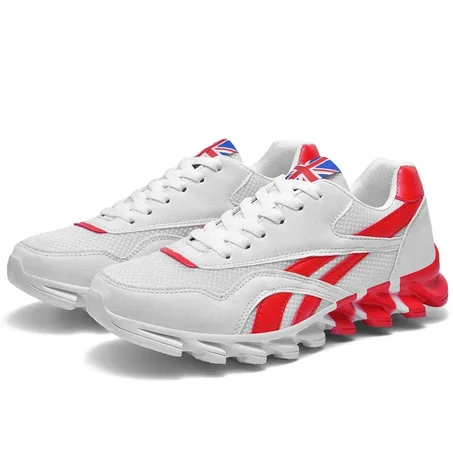 Walking Shoe Model-4 (White/Red)