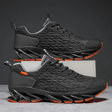 Walking Shoe Model-1 (Gray/Orange)