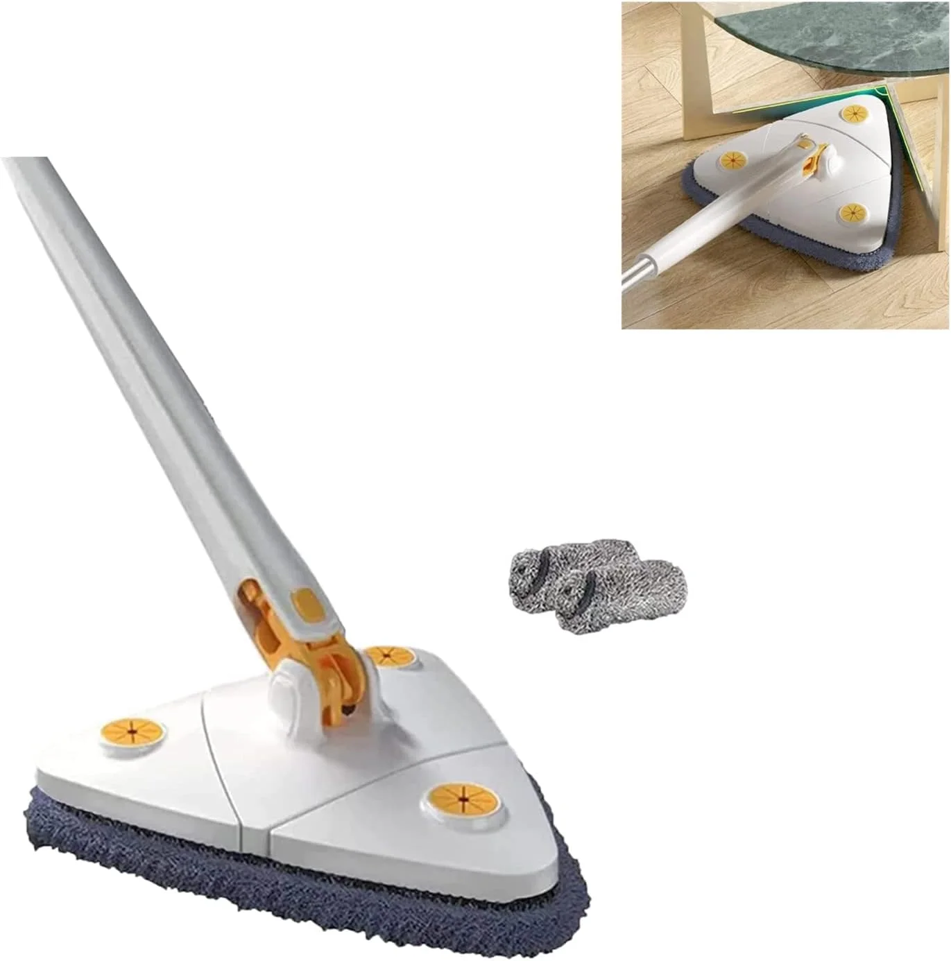 ممسحة أرضية دوارة بزاوية 360 درجة