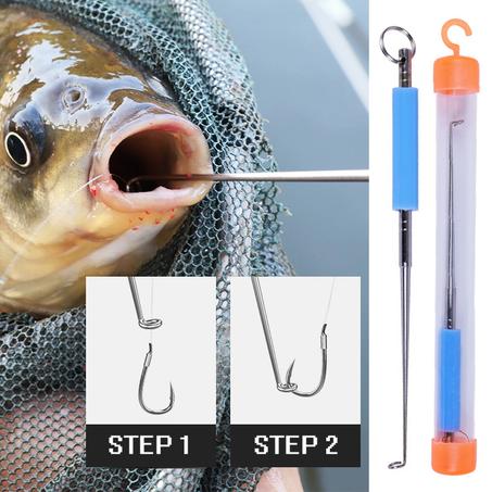 Stainless Safety Extractor Fishing Hook Detacher Remover Rapid Decoupling DeviJQ 