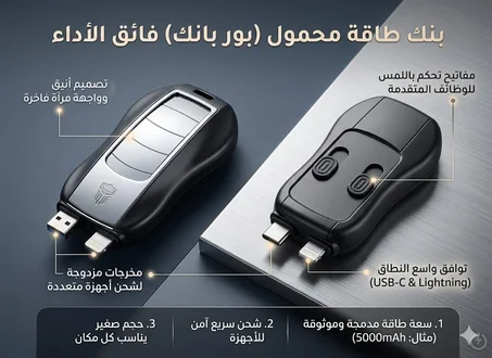 Mini PowerBank - شاحن الطوارئ المتنقل