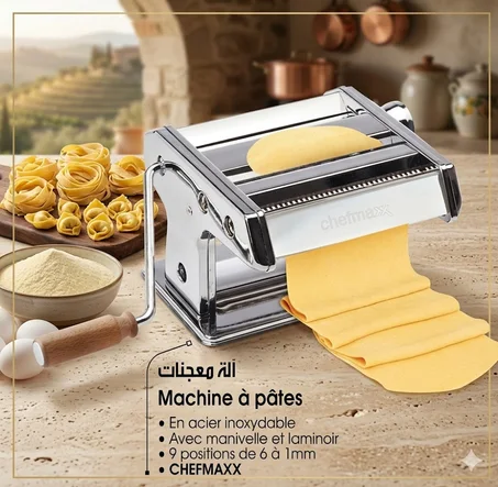 🍝 Machine à Pâtes – حضّر المعجنات ديالك فدارك بحال المحترفين!