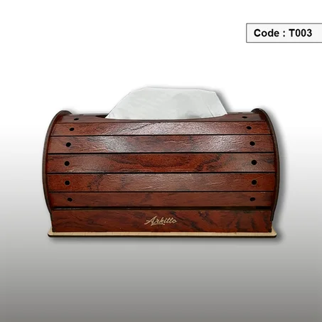 علبة مناديل دائرية