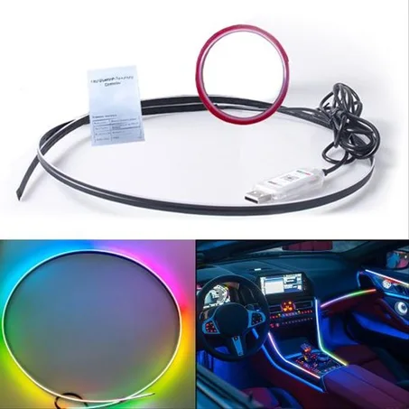 LED إنارة محيطية ديناميكية بطول 120 سم (تركيب سهل جداً)