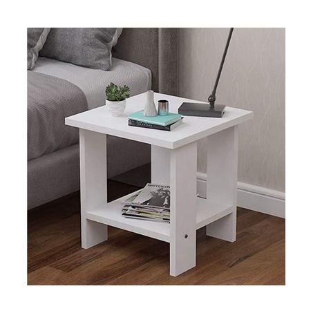 Table d'appoint Blanc ,Noir 45/40/40 cm