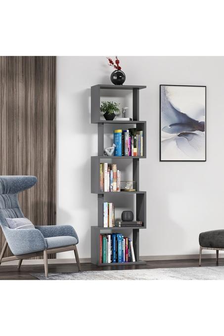 Bibliothèque de chambre moderne, étagères, bibliothèque de maison et de bureau