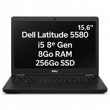 Dell Latitude 5580 i5 8ᵉ Gen | 8Go RAM | 256Go SSD