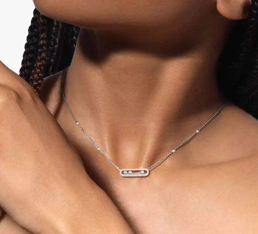 Collier Messika en acier inoxydable