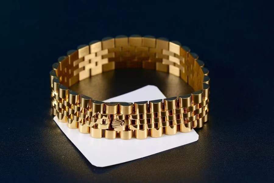 Bracelet homme en acier ROLEX avec packaging complet