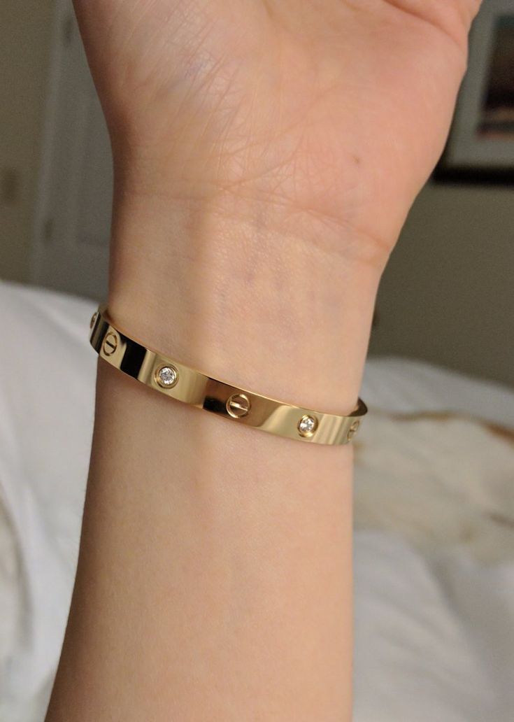 Bracelet femme CARTIER Love avec tournevis en acier inoxydable