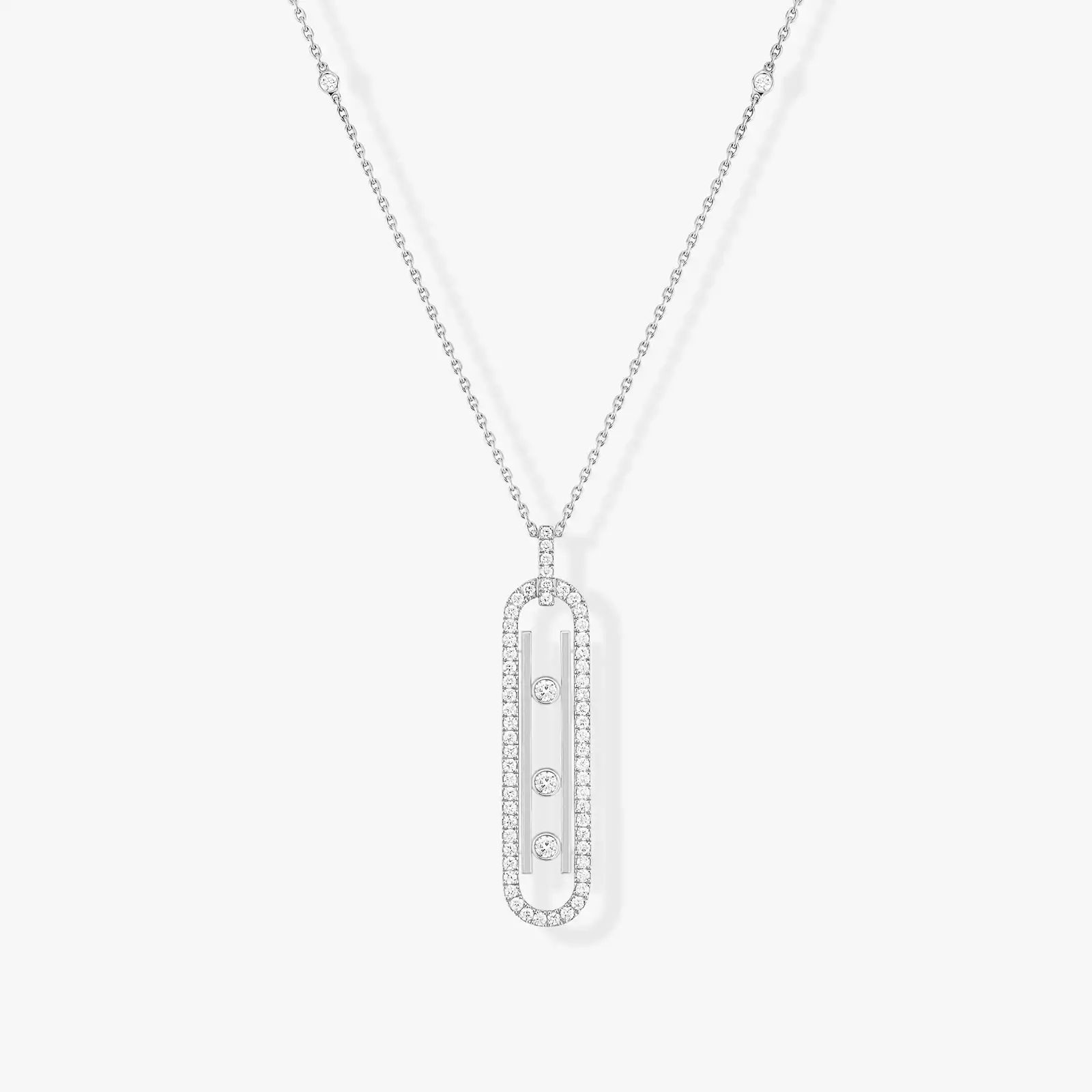 Collier messika en acier inoxydable