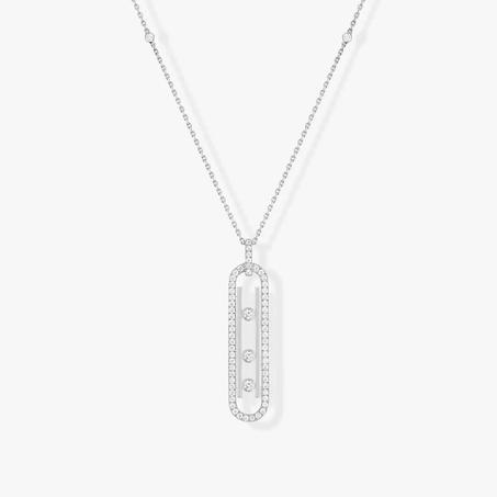 Collier messika en acier inoxydable