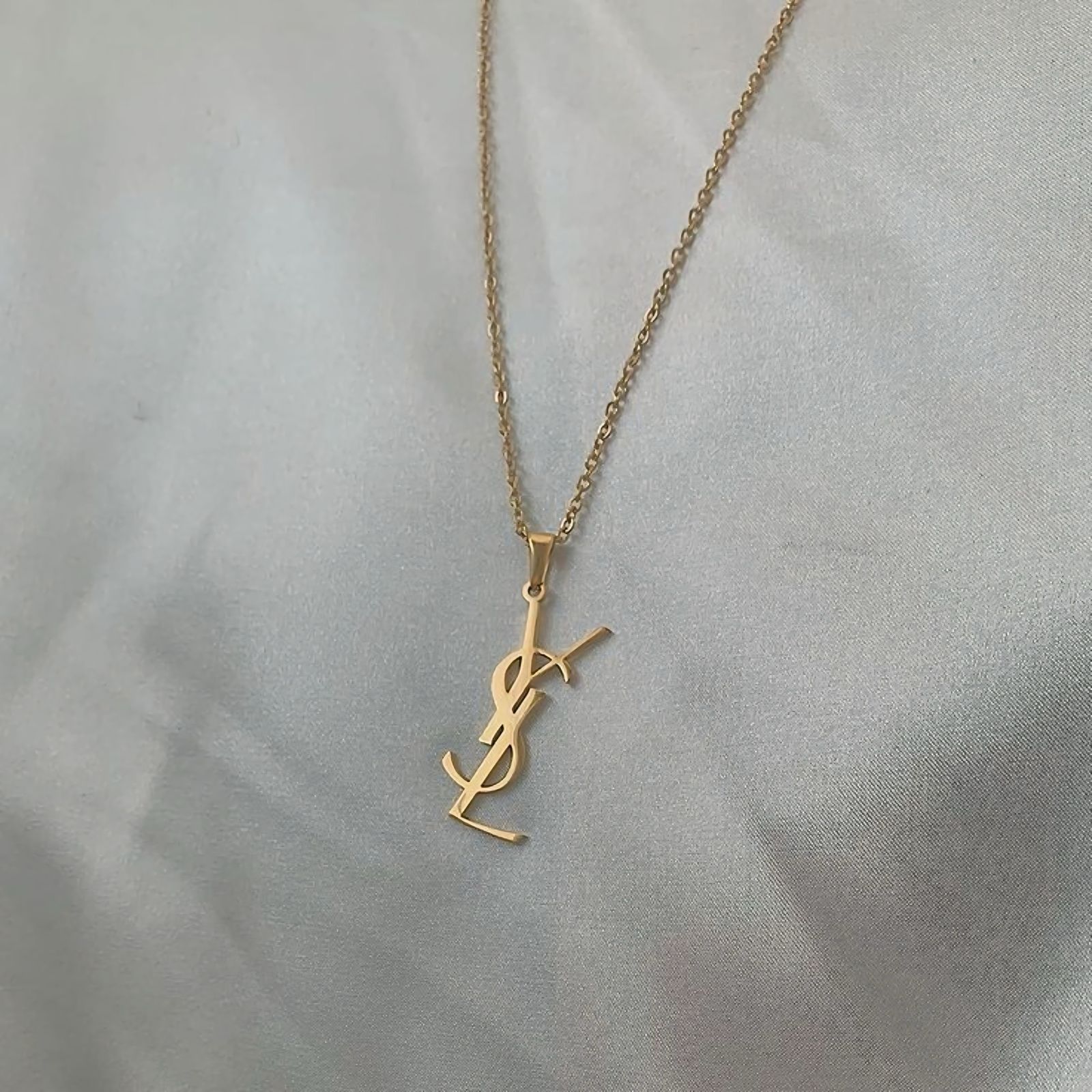 Collier femme YVES SAINT LAURENT en acier inoxydable