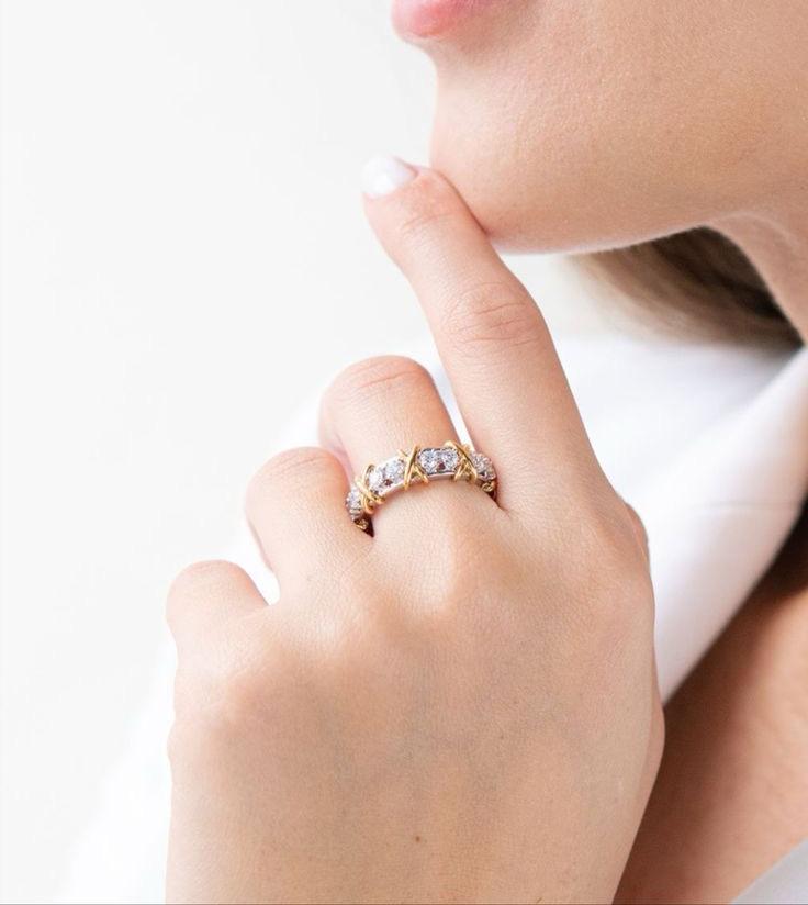 Bague femme acier Tiffany & Co