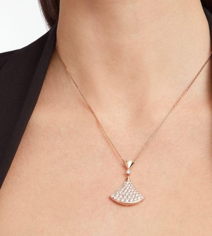 Collier femme acier BVLGARI divas dream en acier inoxydable