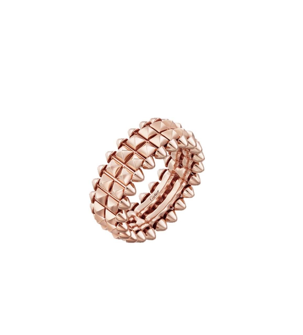 Bague cartier clash en acier inoxydable