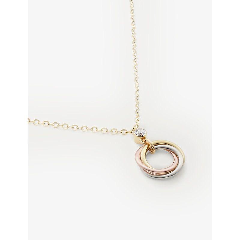 Collier femme CARTIER trinity en acier inoxydable