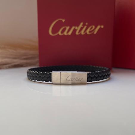Bracelet homme CARTIER cuir avec packaging complet