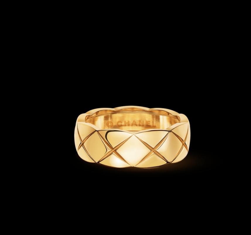 Bague Coco chanel en acier inoxydable