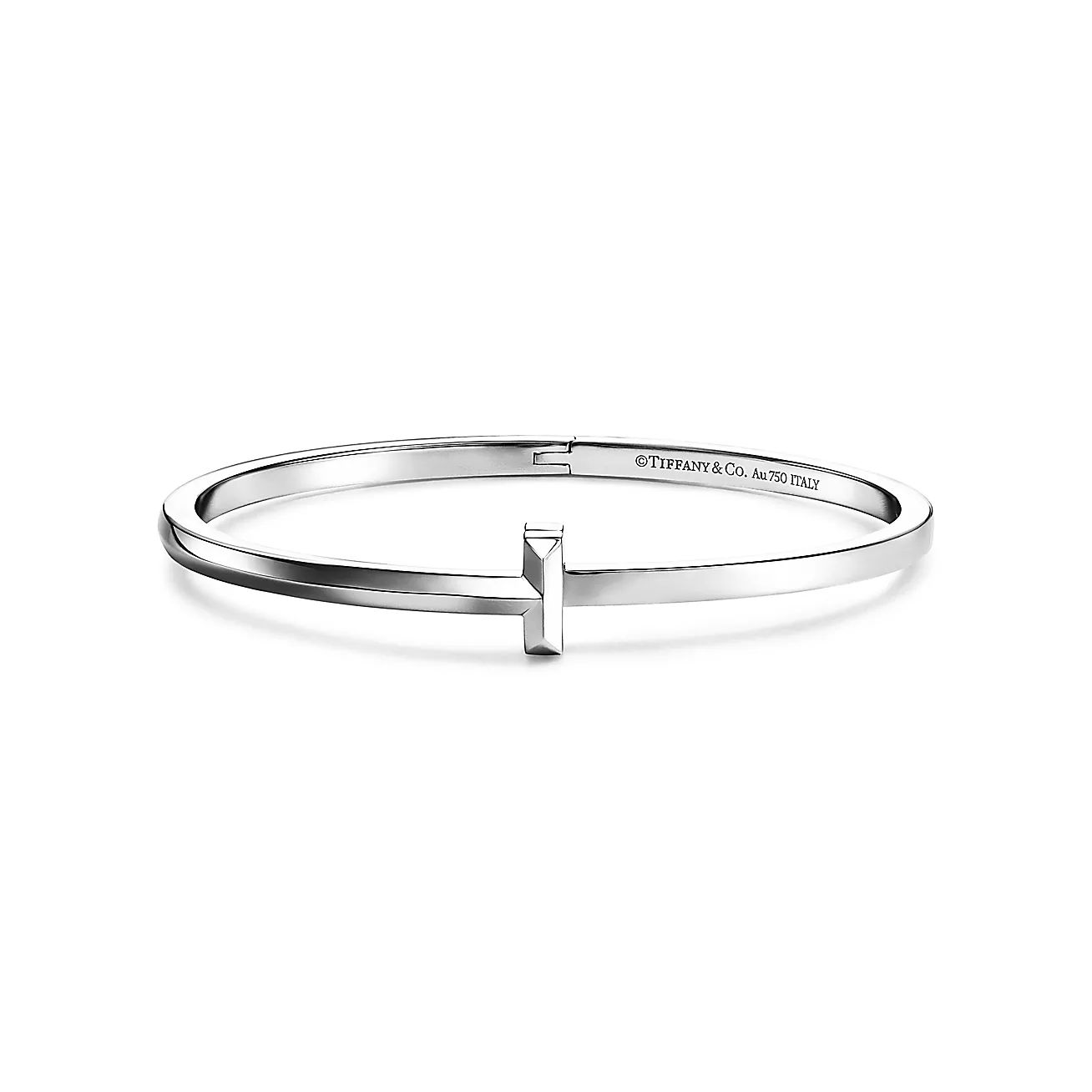 Bracelet Tiffany & Co -T- en acier inoxydable