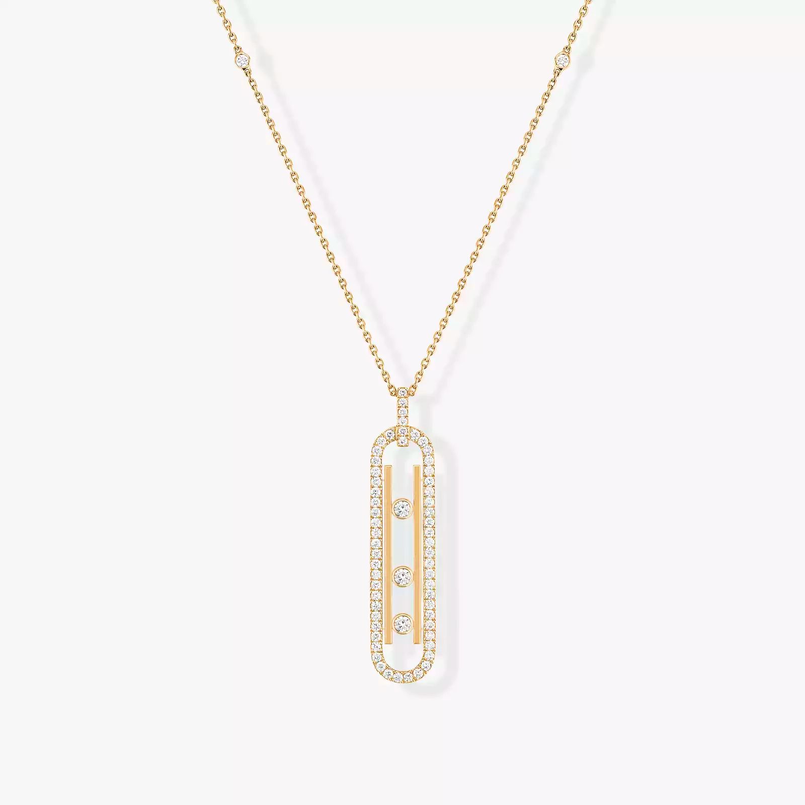 Collier messika en acier inoxydable