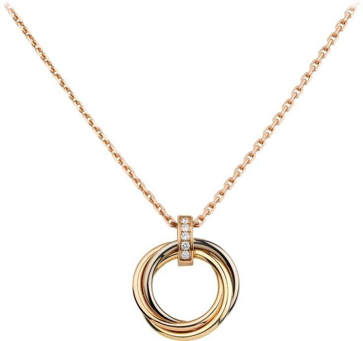 Collier femme CARTIER trinity en acier inoxydable
