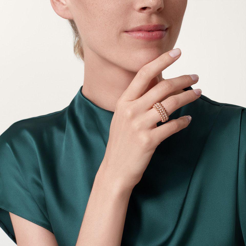 Bague cartier clash en acier inoxydable
