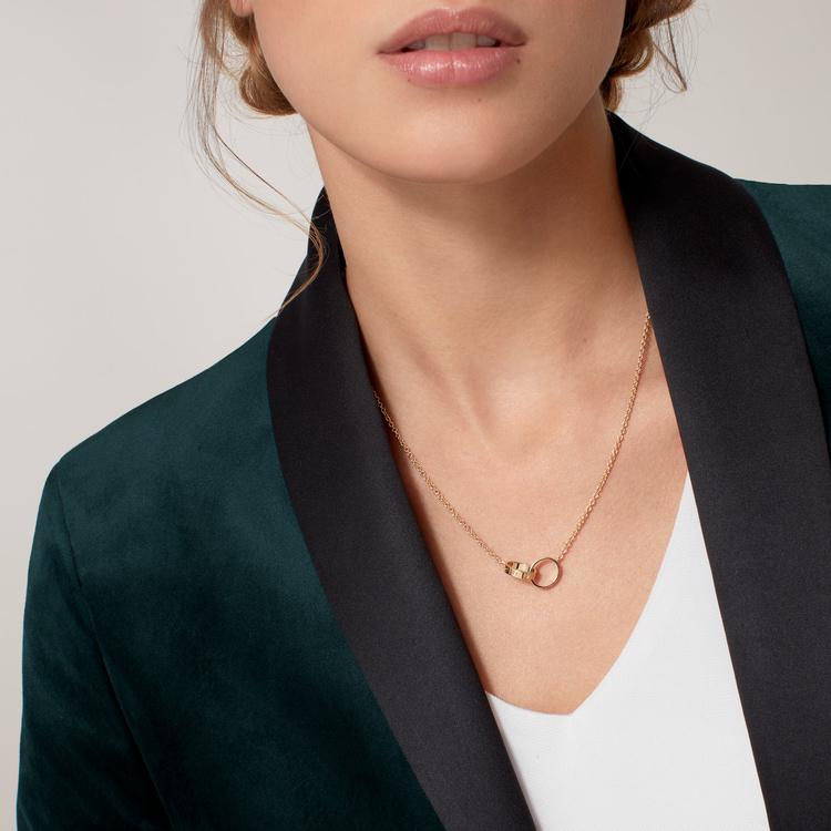 Collier Cartier baby love en acier inoxydable