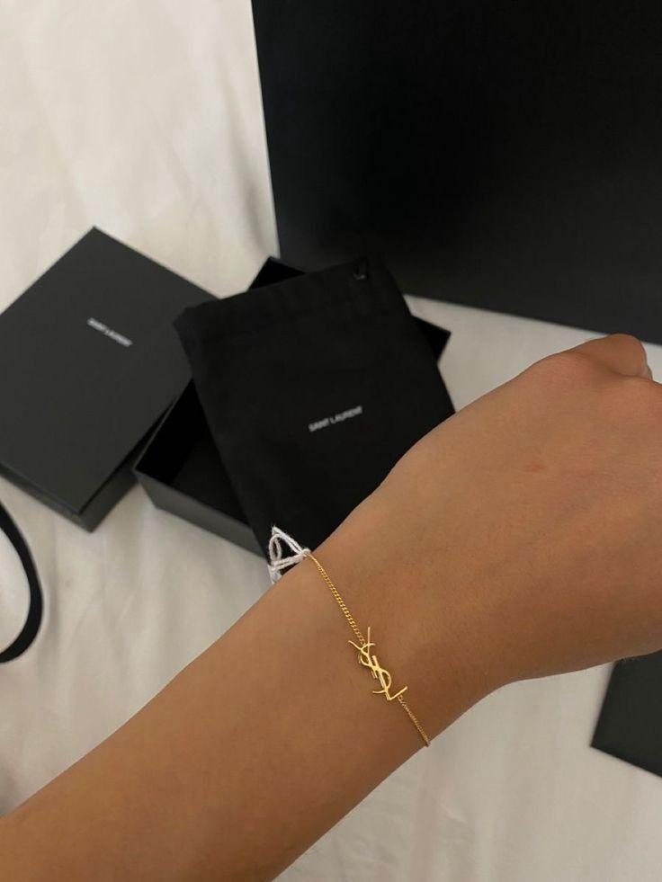 Ensemble femme YVES SAINT LAURENT en acier inoxydable