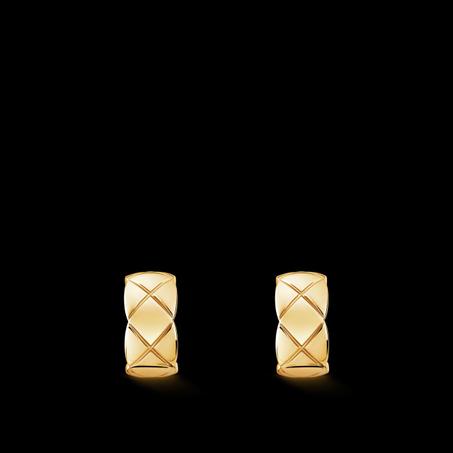 Boucles d'oreilles Coco chanel en acier inoxydable