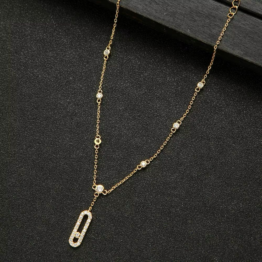 Collier femme doré MESSIKA en acier inoxydable